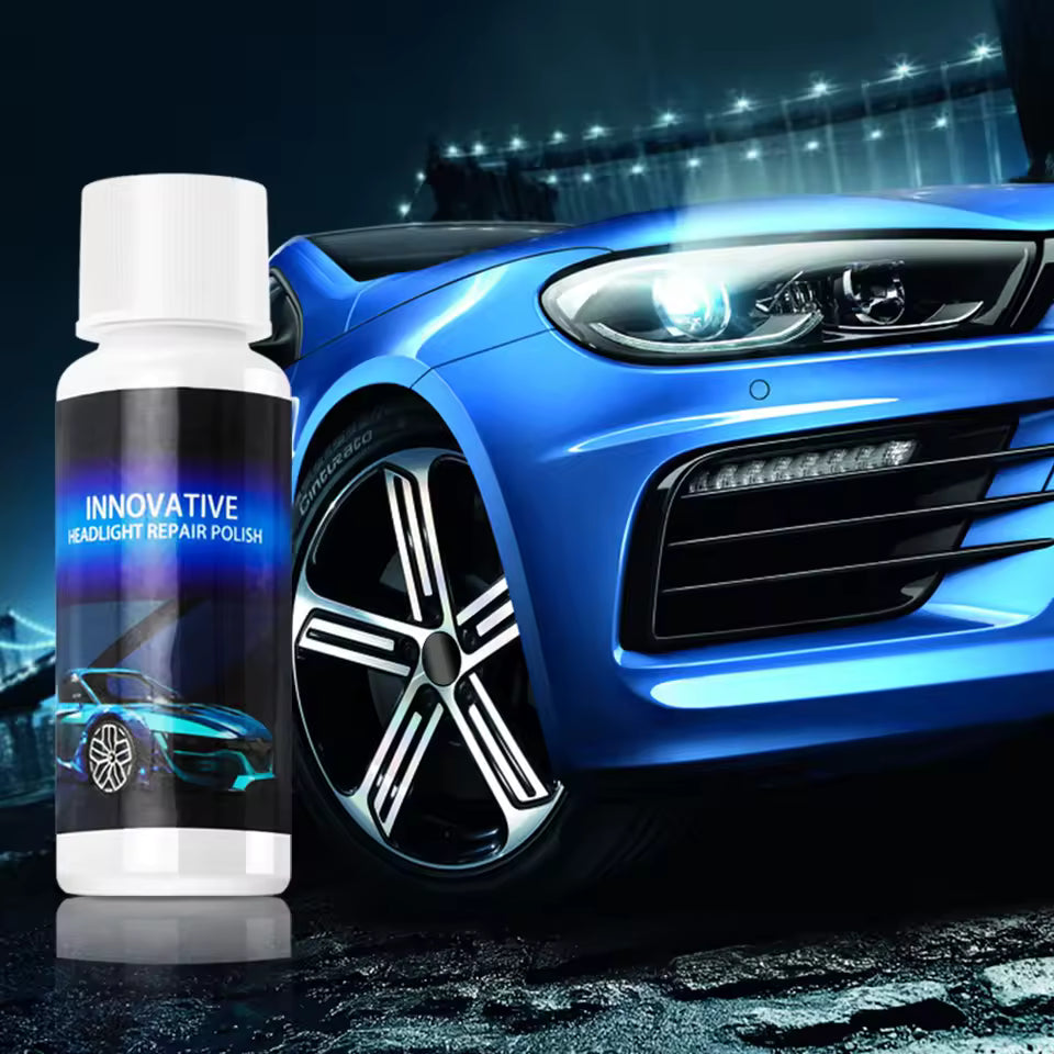 Car Headlight Scratch Repair & Restore Fluid