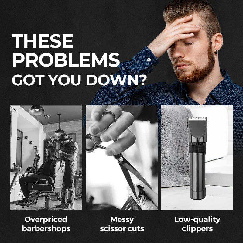 Digital Professional Hair Clipper Set N