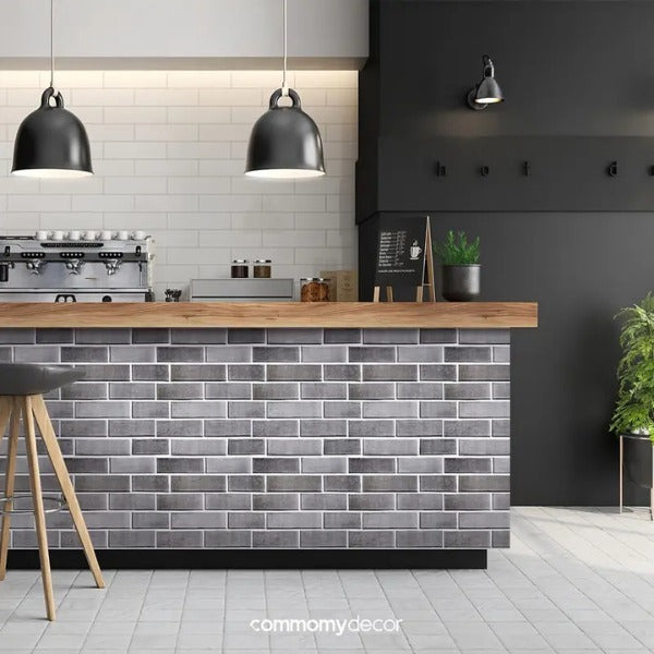 Self-Adhesive 3D Brick Wallpaper – Pack of 10