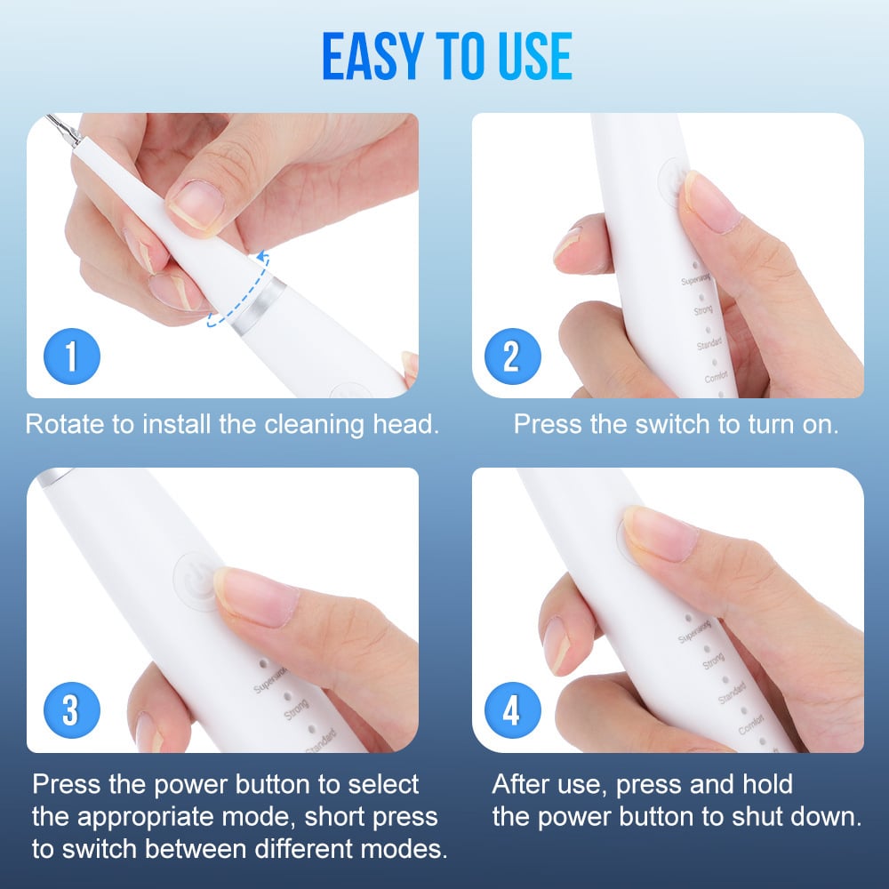 Electric Ultrasonic tooth cleaner
