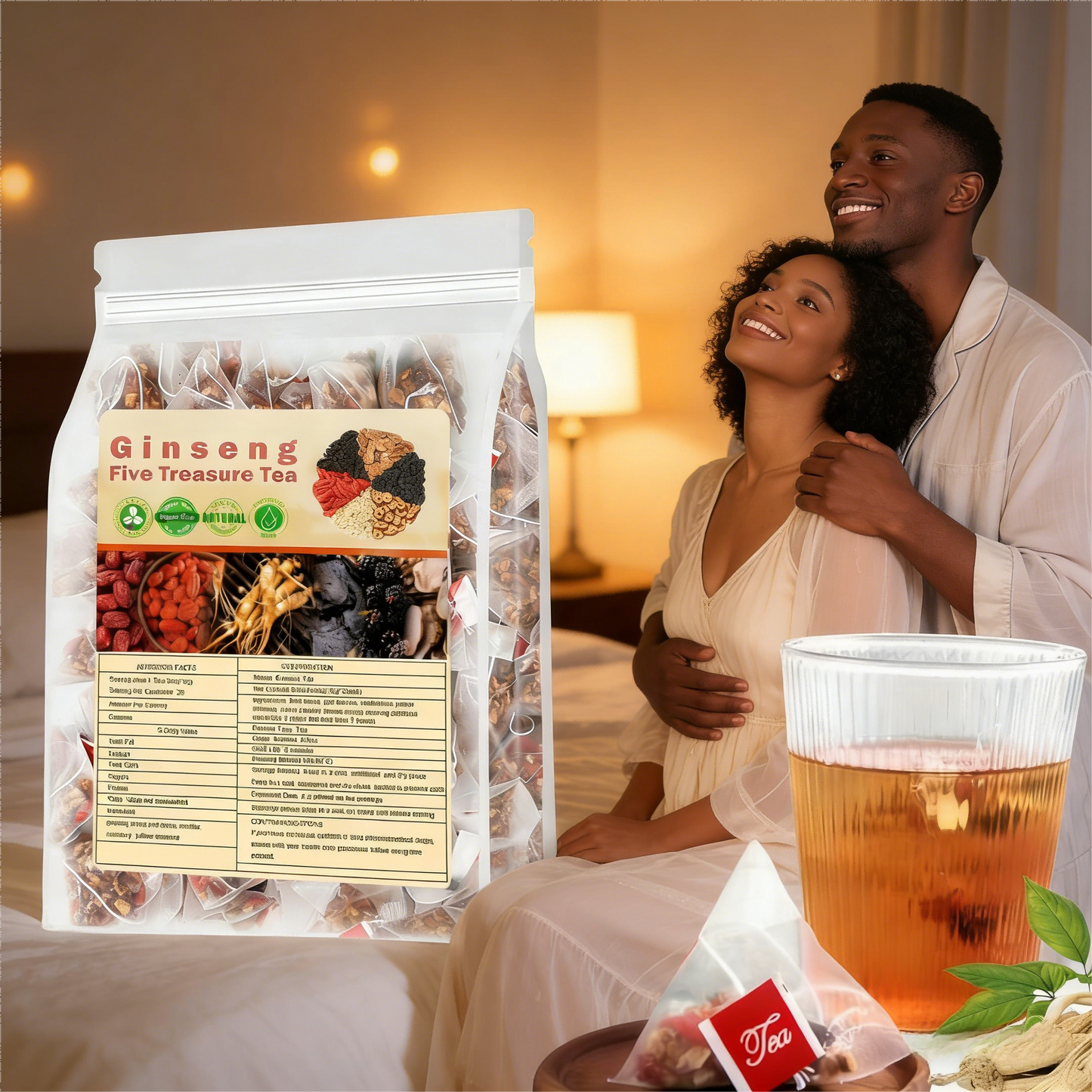 Ginseng Five Treasure Tea