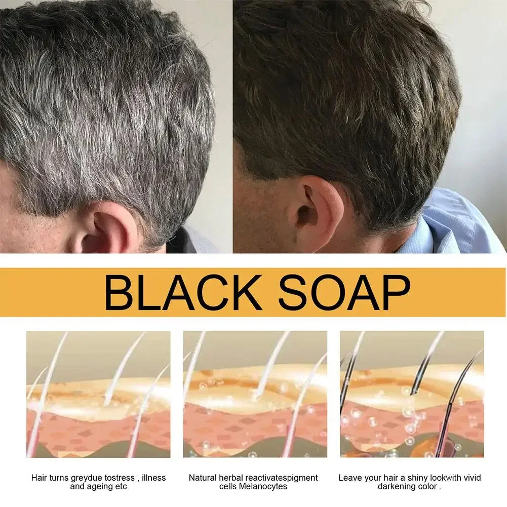 Hair Darkening Soap Shampoo NYT