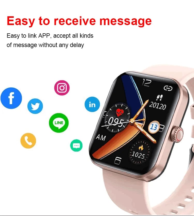 Smartwatch with multiple health monitoring