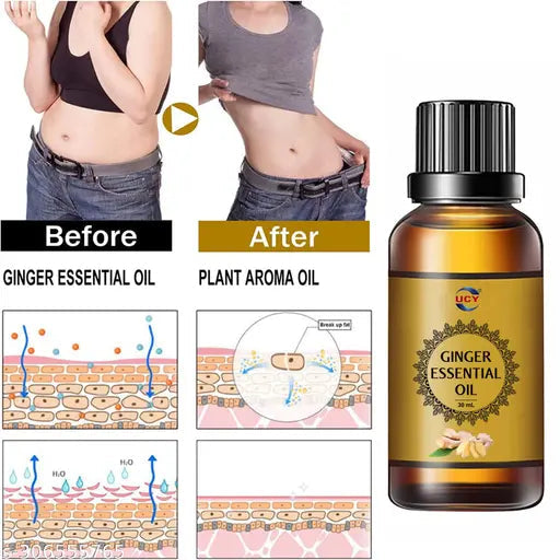Natural Belly Drainage Ginger Oil YT2
